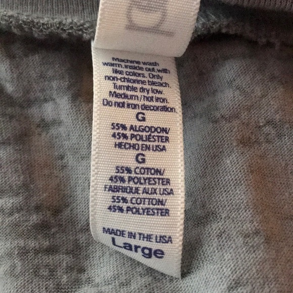 BELLA LARGE GRAY & GOLD T-SHIRT - Picture 7 of 7